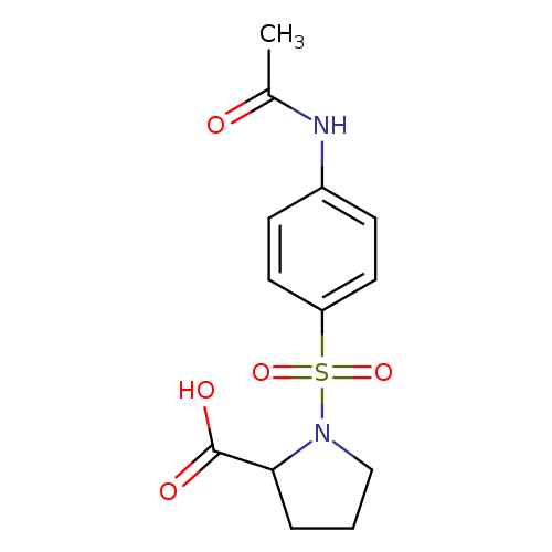 1-([4-(Acetylamino)phenyl]sulfonyl)pyrrolidine-2-carboxylic acid