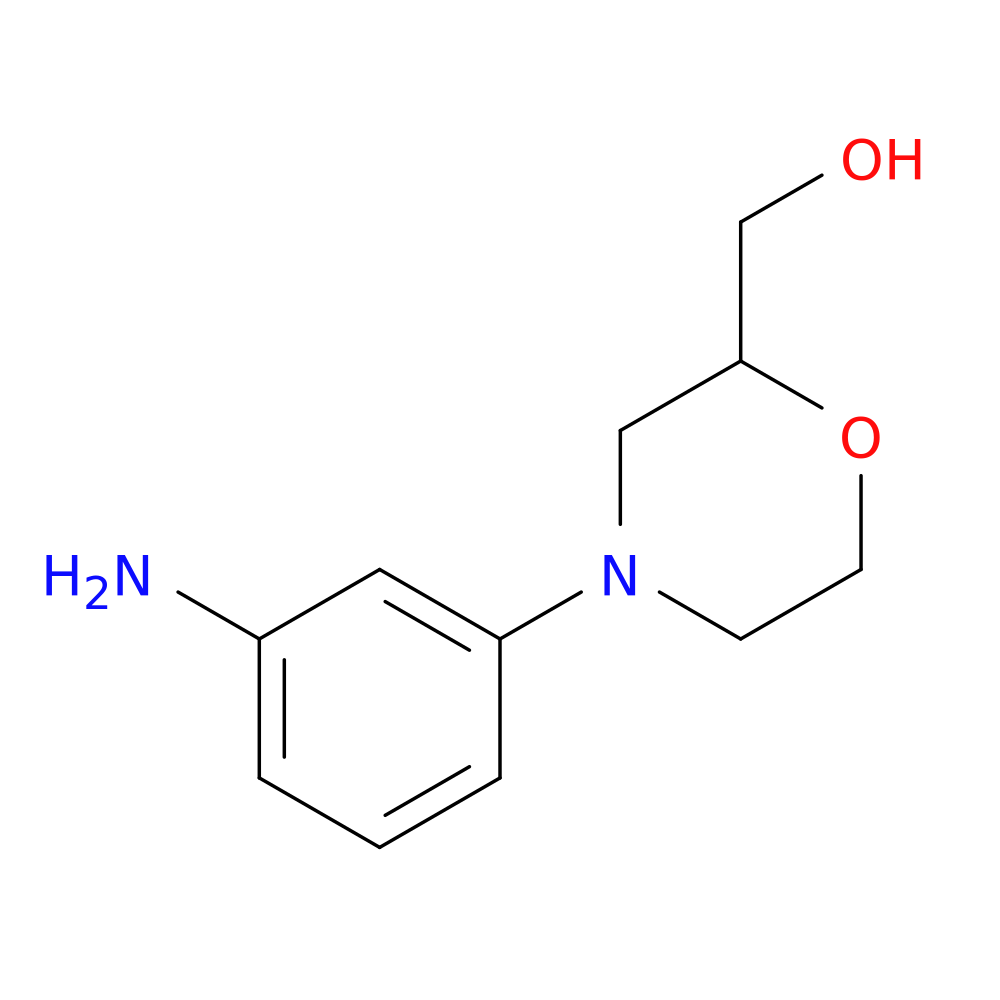 [4-(3-aminophenyl)morpholin-2-yl]methanol