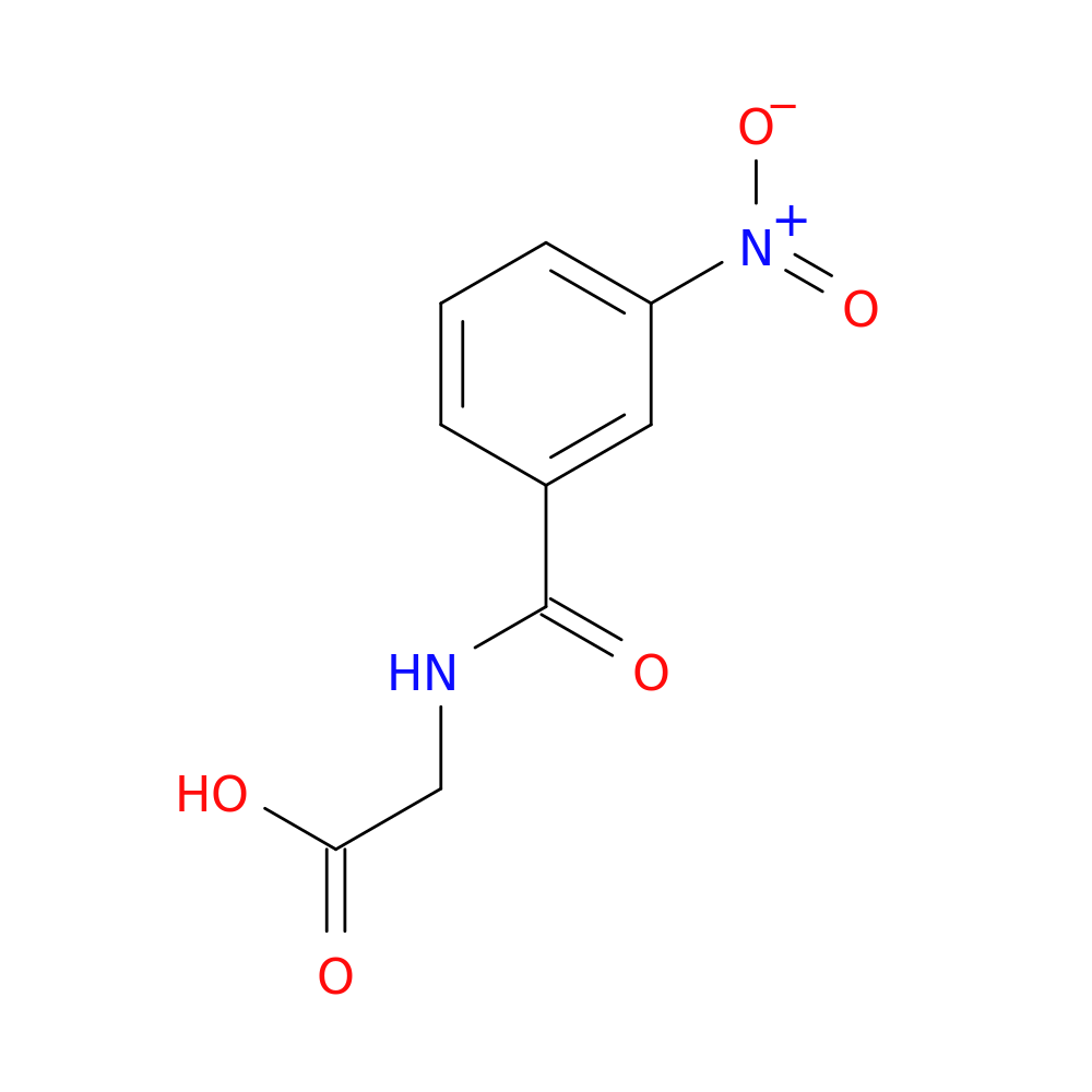 2-(3-Nitrobenzamido)acetic acid