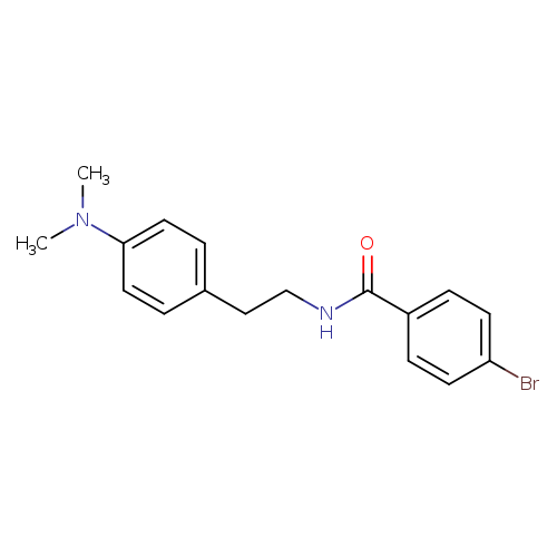 4-bromo-N-{2-[4-(dimethylamino)phenyl]ethyl}benzamide