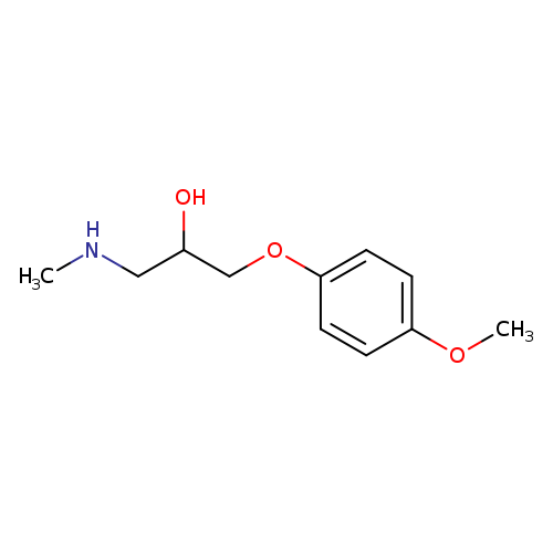 1-(4-methoxyphenoxy)-3-(methylamino)-2-propanol