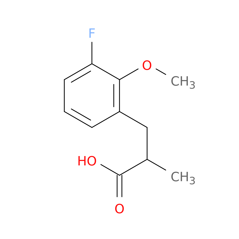 3-(3-Fluoro-2-methoxyphenyl)-2-methylpropanoic acid