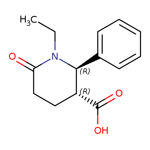 (2R,3R)-1-Ethyl-6-oxo-2-phenylpiperidine-3-carboxylic acid