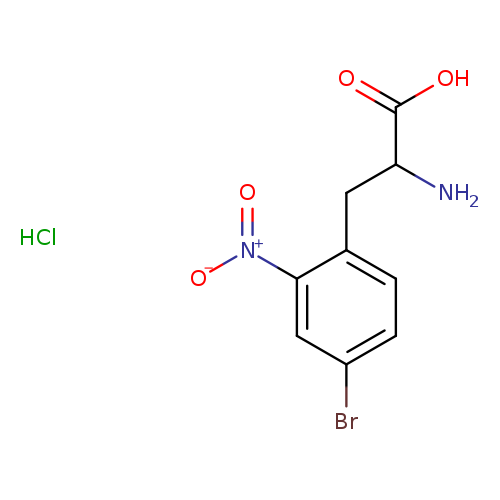 2-amino-3-(4-bromo-2-nitrophenyl)propanoic acid hydrochloride