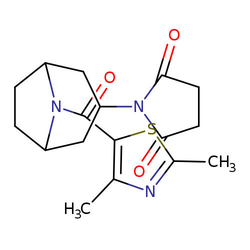 1-[8-(2,4-dimethyl-1,3-thiazole-5-carbonyl)-8-azabicyclo[3.2.1]octan-3-yl]pyrrolidine-2,5-dione