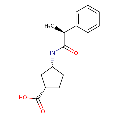 (1S,3R)-3-[(2S)-2-phenylpropanamido]cyclopentane-1-carboxylic acid