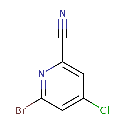 6-bromo-4-chloropyridine-2-carbonitrile