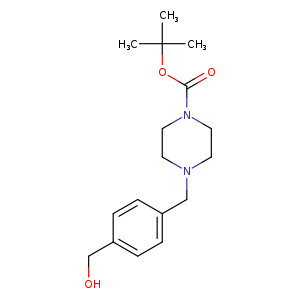 tert-Butyl 4-[4-(hydroxymethyl)benzyl]tetrahydro-1(2H)-pyrazinecarboxylate