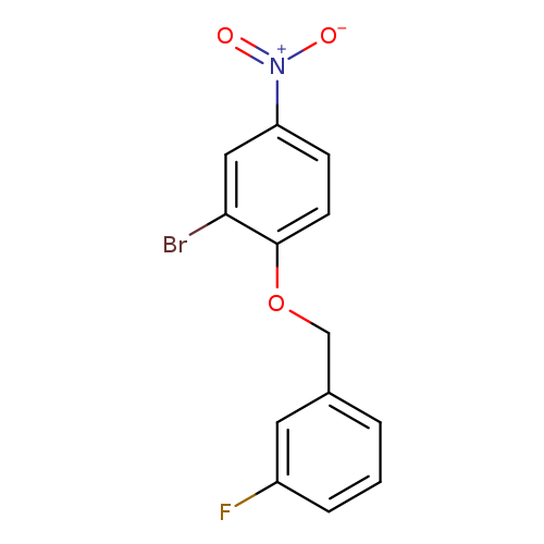 Benzene, 2-bromo-1-[(3-fluorophenyl)methoxy]-4-nitro-