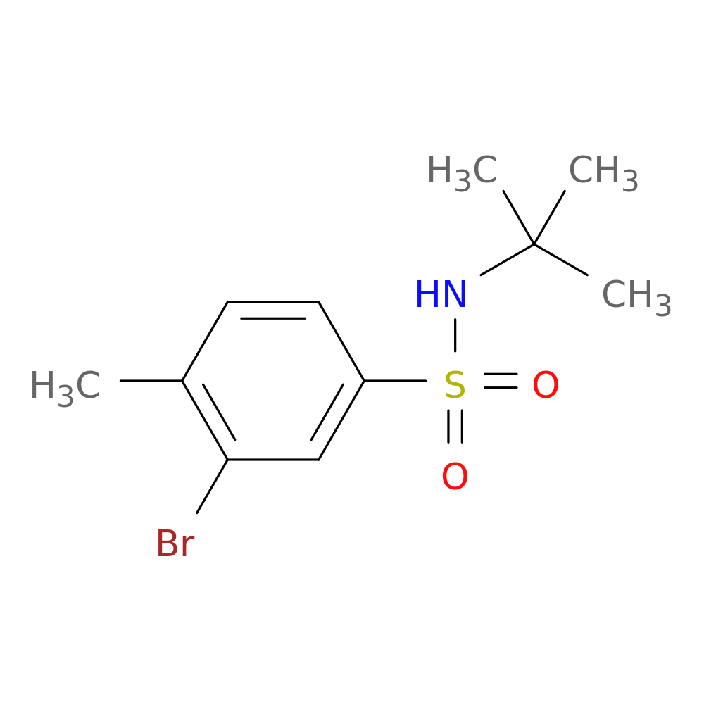 N-t-Butyl 3-bromo-4-methylbenzenesulfonamide