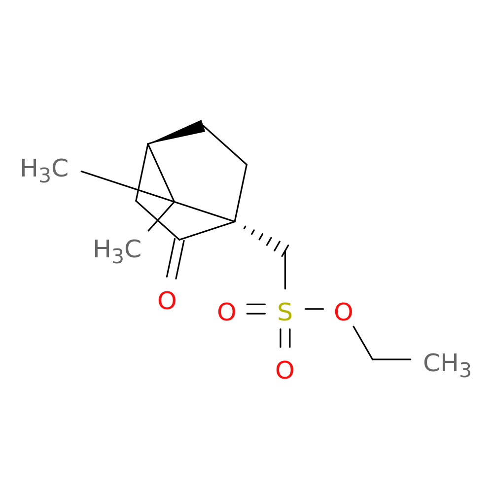 Ethyl ((1S,4R)-7,7-dimethyl-2-oxobicyclo[2.2.1]heptan-1-yl)methanesulfonate