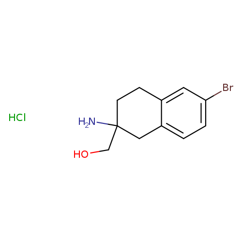 (2-amino-6-bromo-1,2,3,4-tetrahydronaphthalen-2-yl)methanol hydrochloride