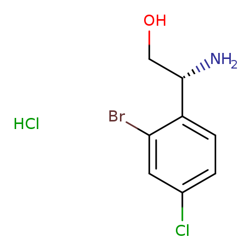 (2R)-2-amino-2-(2-bromo-4-chlorophenyl)ethan-1-olhydrochloride