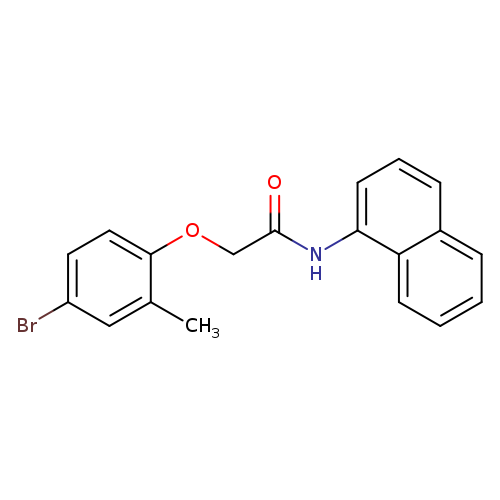 2-(4-Bromo-2-methylphenoxy)-N-(naphthalen-1-yl)acetamide