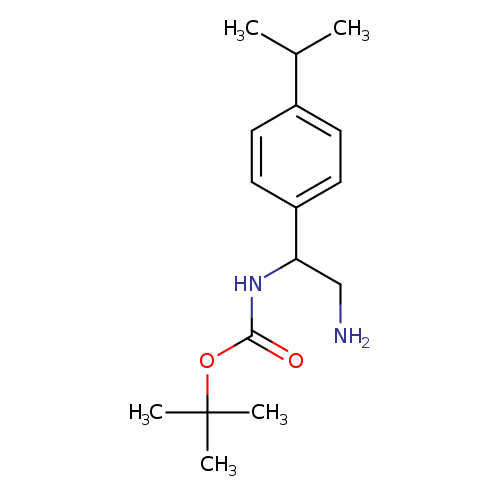 tert-Butyl n-(2-amino-1-[4-(propan-2-yl)phenyl]ethyl)carbamate