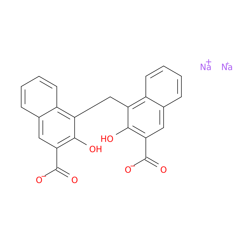 Sodium 4,4'-methylenebis(3-hydroxy-2-naphthoate)