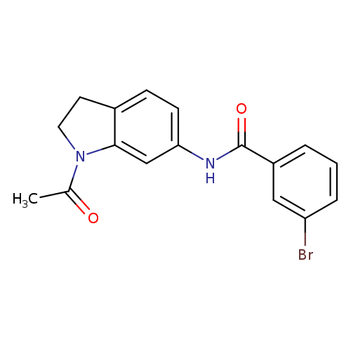 N-(1-acetyl-2,3-dihydro-1H-indol-6-yl)-3-bromobenzamide