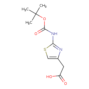 2-(2-((tert-Butoxycarbonyl)amino)thiazol-4-yl)acetic acid