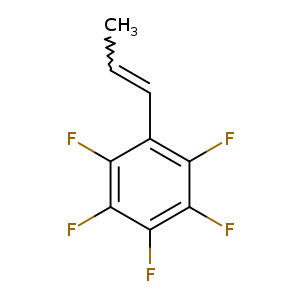 1,2,3,4,5-Pentafluoro-6-[(1e)-prop-1-en-1-yl]benzene