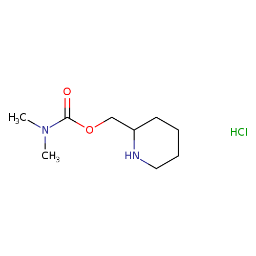 (piperidin-2-yl)methyl N,N-dimethylcarbamate hydrochloride
