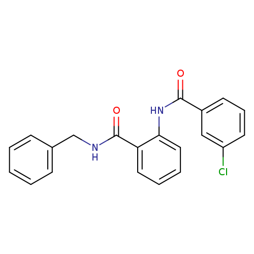 N-benzyl-2-[(3-chlorobenzoyl)amino]benzamide