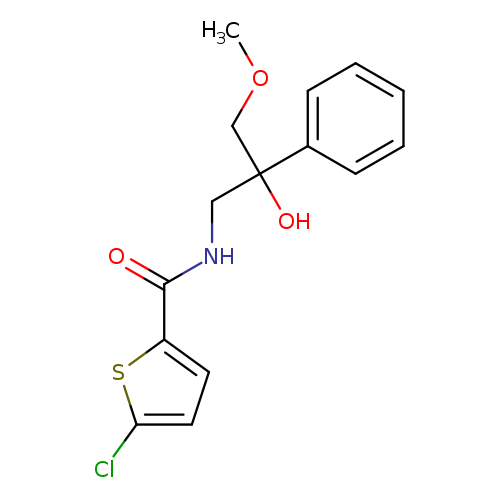 5-chloro-N-(2-hydroxy-3-methoxy-2-phenylpropyl)thiophene-2-carboxamide