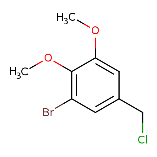 1-bromo-5-(chloromethyl)-2,3-dimethoxybenzene