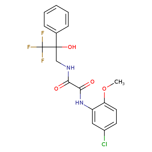 N-(5-chloro-2-methoxyphenyl)-N'-(3,3,3-trifluoro-2-hydroxy-2-phenylpropyl)ethanediamide