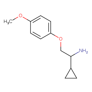 [1-Cyclopropyl-2-(4-methoxyphenoxy)ethyl]amine