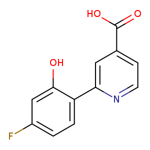 2-(4-Fluoro-2-hydroxyphenyl)isonicotinic acid