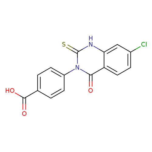 4-(7-chloro-4-oxo-2-sulfanylidene-1,2,3,4-tetrahydroquinazolin-3-yl)benzoic acid