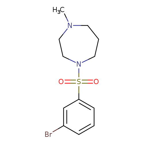 1-[(3-Bromobenzene)sulfonyl]-4-methylhomopiperazine