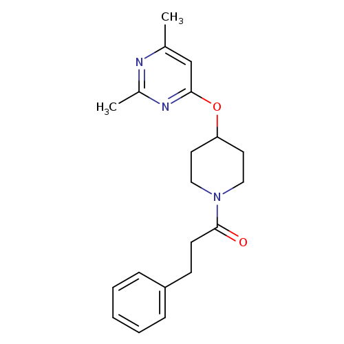 1-{4-[(2,6-dimethylpyrimidin-4-yl)oxy]piperidin-1-yl}-3-phenylpropan-1-one