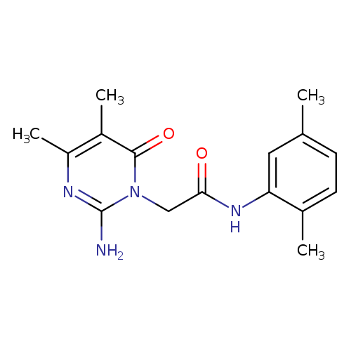 2-(2-amino-4,5-dimethyl-6-oxo-1,6-dihydropyrimidin-1-yl)-N-(2,5-dimethylphenyl)acetamide