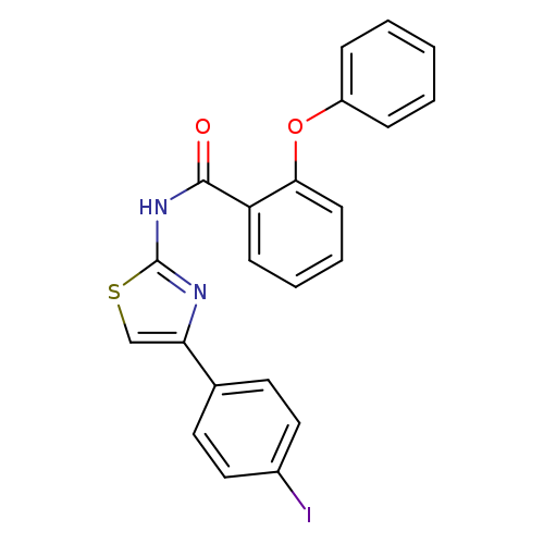 N-[4-(4-iodophenyl)-1,3-thiazol-2-yl]-2-phenoxybenzamide