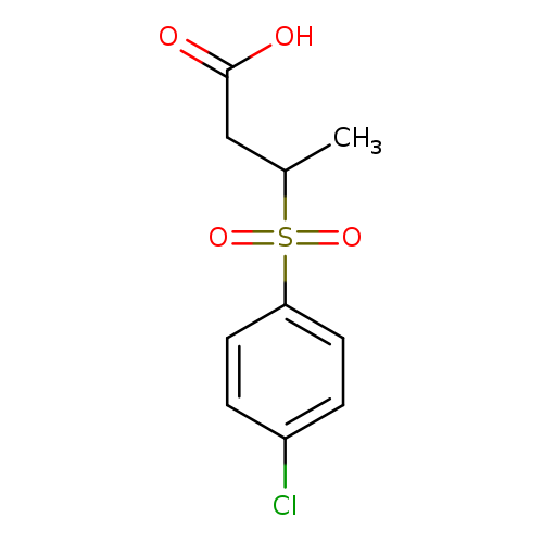 3-(4-Chlorobenzenesulfonyl)butyric acid