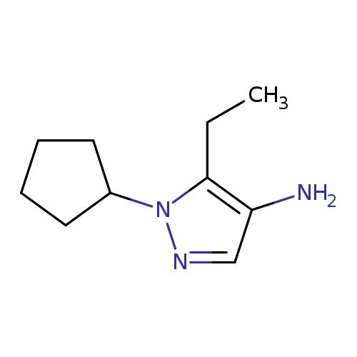 1-cyclopentyl-5-ethyl-1H-pyrazol-4-amine