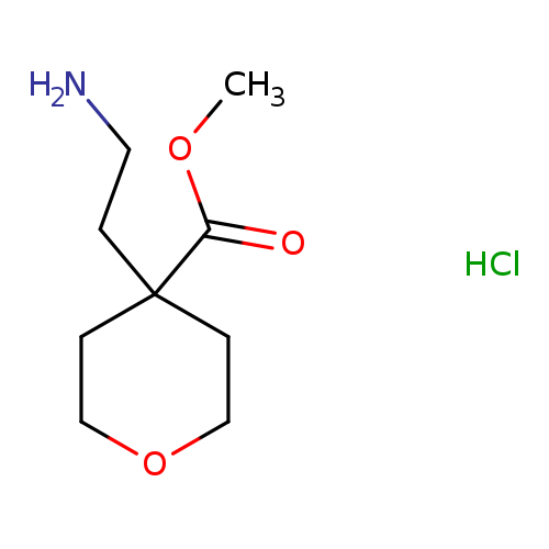 methyl 4-(2-aminoethyl)oxane-4-carboxylate hydrochloride
