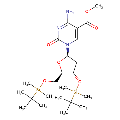 methyl 4-amino-1-[(2R,4S,5R)-4-[tert-butyl(dimethyl)silyl]oxy-5-[[tert-butyl(dimethyl)silyl]oxymethyl]tetrahydrofuran-2-yl]-2-oxo-pyrimidine-5-carboxylate