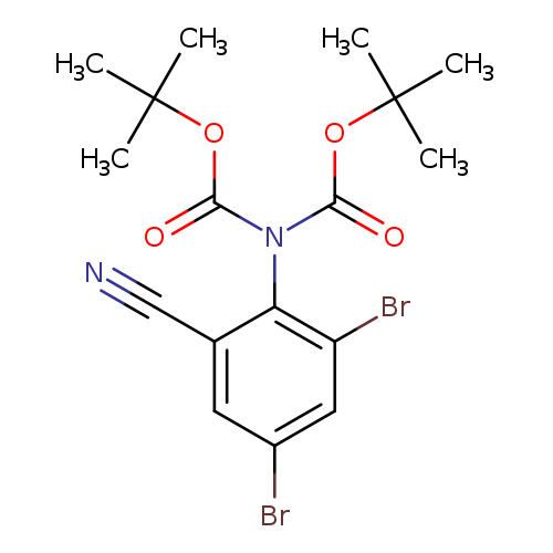 DI-TERT-BUTYL 2,4-DIBROMO-6-CYANOPHENYLIMINODICARBONATE