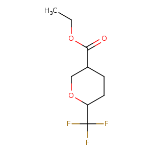 ethyl6-(trifluoromethyl)oxane-3-carboxylate