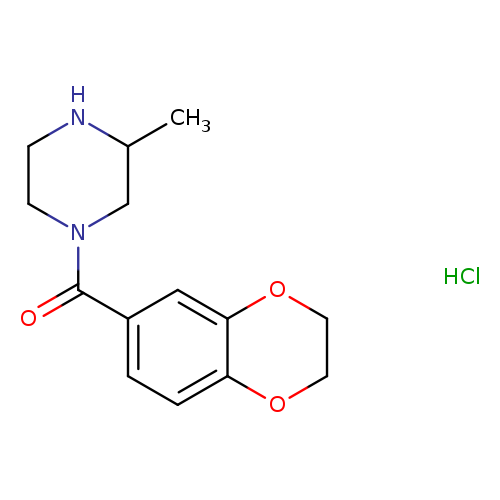 (2,3-Dihydro-benzo[1,4]dioxin-6-yl)-(3-Methyl-piperazin-1-yl)-Methanone hydrochloride