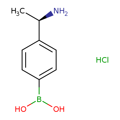 4-[(1R)-1-Aminoethyl]phenylboronic acid hydrochloride