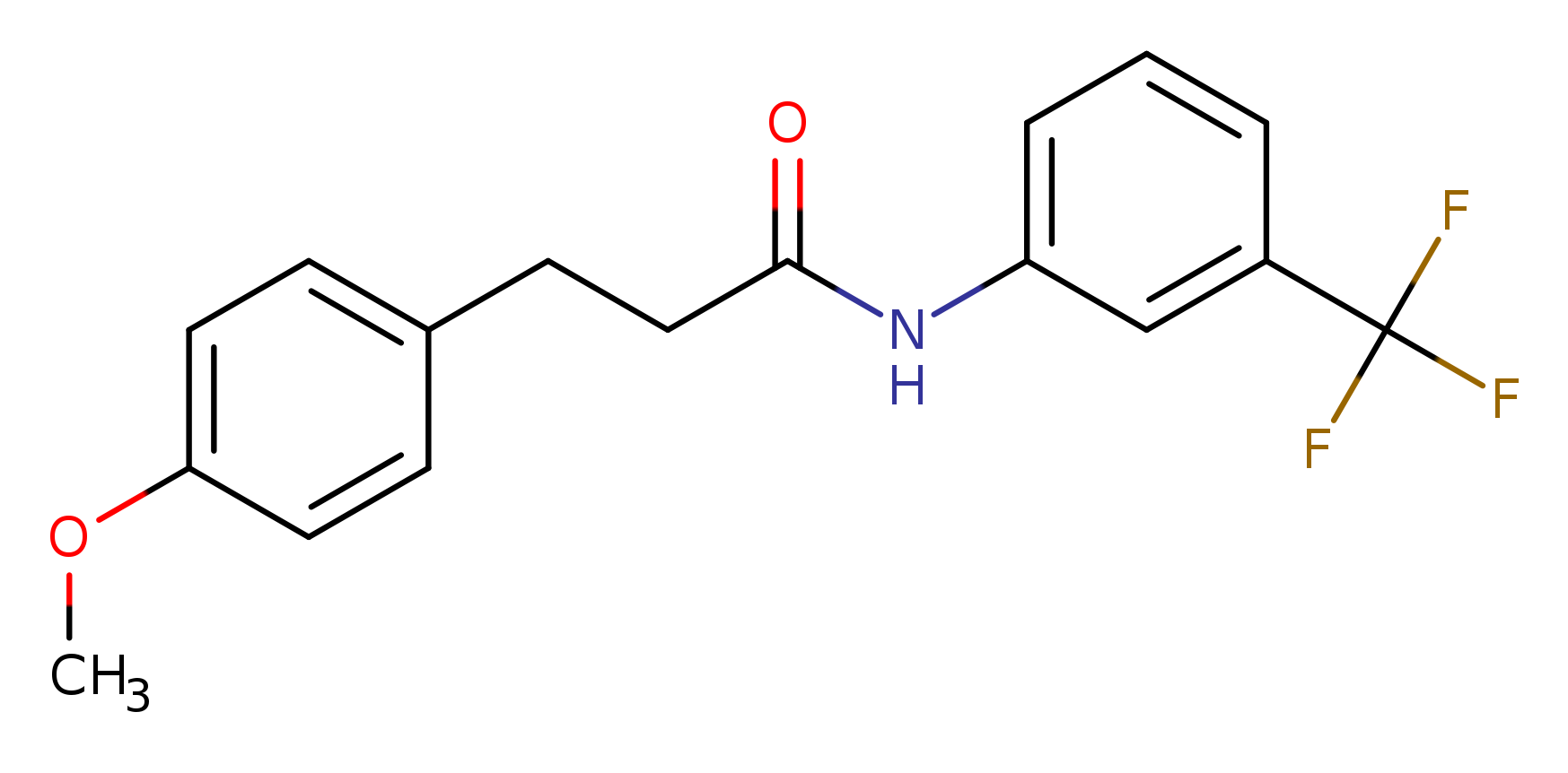 3-(4-methoxyphenyl)-N-[3-(trifluoromethyl)phenyl]propanamide