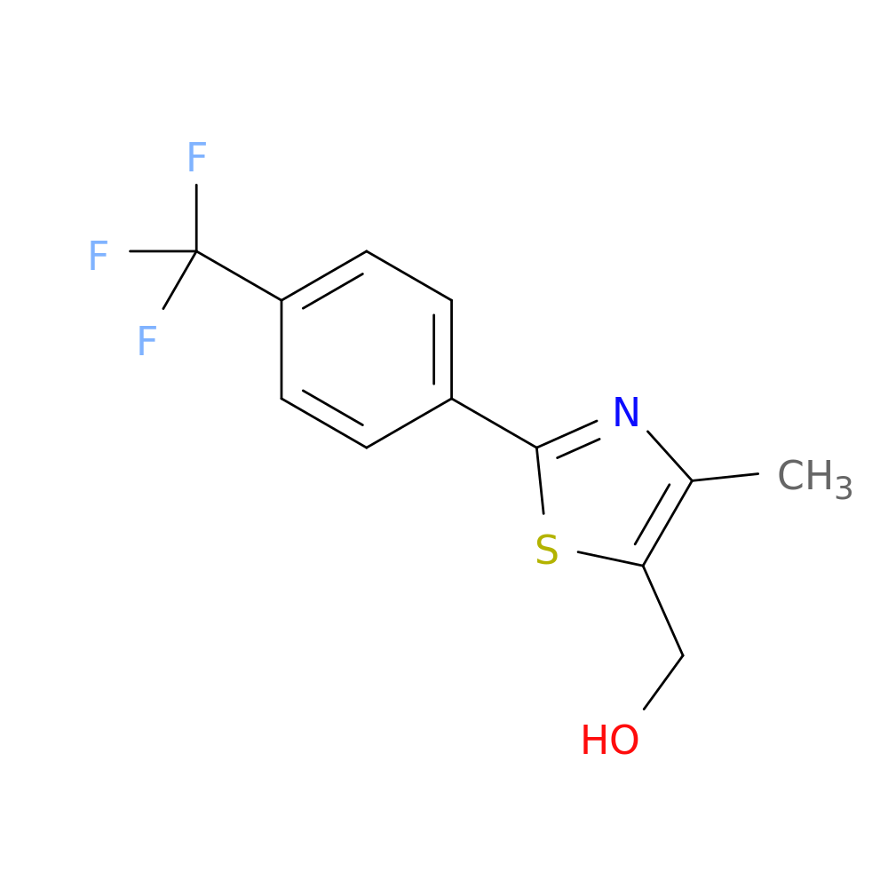 (4-Methyl-2-(4-(Trifluoromethyl)Phenyl)Thiazol-5-Yl)Methanol