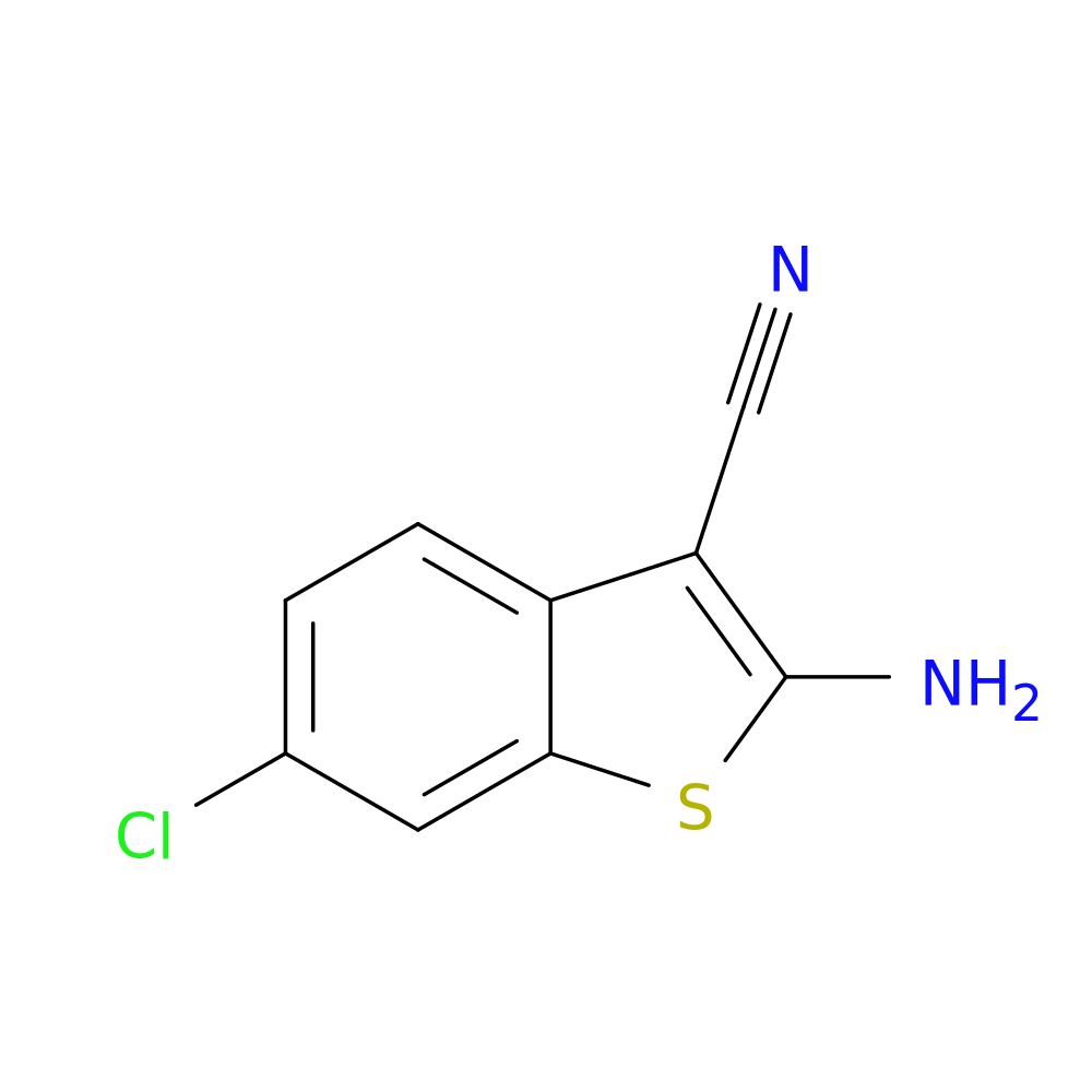 2-AMINO-6-CHLOROBENZO[B]THIOPHENE-3-CARBONITRILE