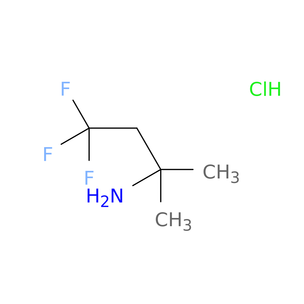 4,4,4-Trifluoro-2-methylbutan-2-amine hydrochloride