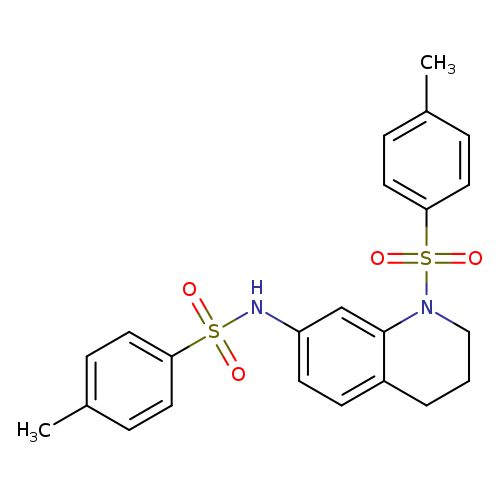 4-methyl-N-[1-(4-methylbenzenesulfonyl)-1,2,3,4-tetrahydroquinolin-7-yl]benzene-1-sulfonamide