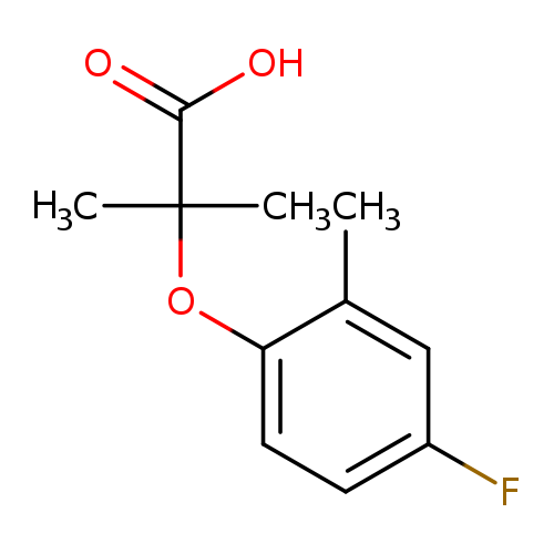 2-(4-Fluoro-2-methylphenoxy)-2-methylpropanoic acid