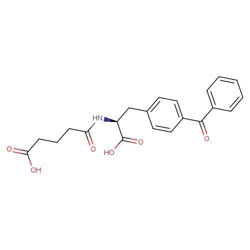4-{[(1S)-2-(4-benzoylphenyl)-1-carboxyethyl]carbamoyl}butanoic acid